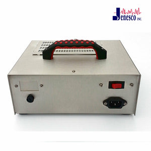 Jenesco FM-14 ozone generator, supplied by Canadian supplier CleanWorld, from a frontal view. 