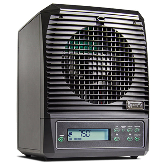 The pureAir 3000 from Greentech, frontal view from the right side.